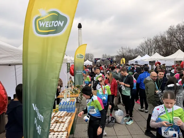 Love Run Beograd 2026: Welton štand na Ušću 4